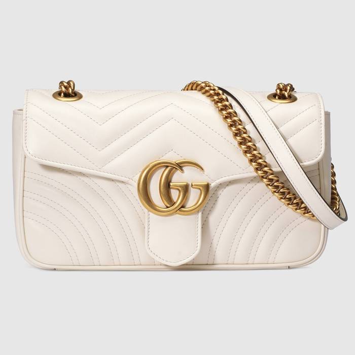 유럽직배송 구찌 GUCCI Gucci GG Marmont small matelassé shoulder bag 443497DTDID9022