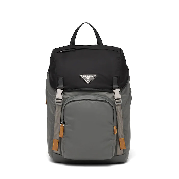 유럽직배송 프라다 백팩 PRADA Nylon and Saffiano leather backpack 2VZ135_2DFC_F0D3J_V_OOO