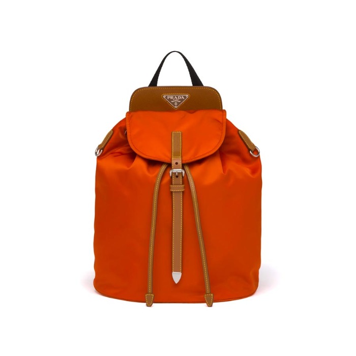 유럽직배송 프라다 사피아노 백팩 PRADA Nylon and Saffiano leather backpack 1BZ064_V44_F0MHC_V_OOO