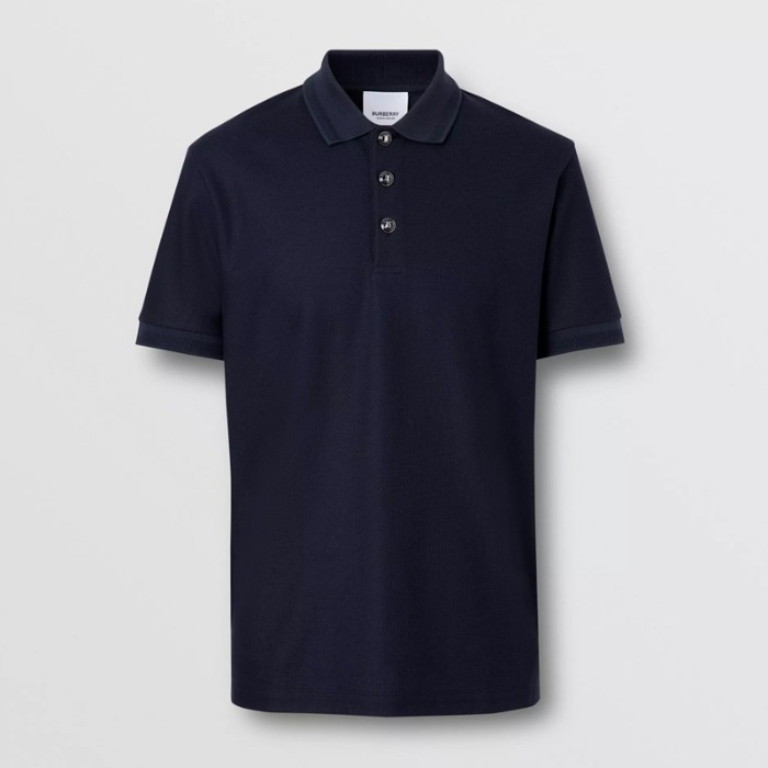 유럽직배송 버버리 남성 코튼 피케 폴로셔츠 네이비 BURBERRY Man Cotton Piqué Polo Shirt 80288741