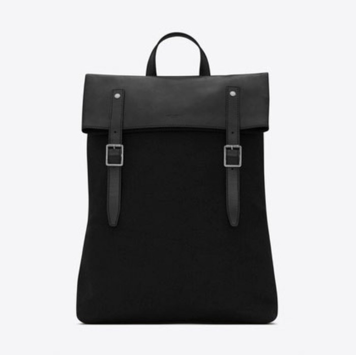 유럽직배송 입생로랑 SAINT LAURENT VERNEUIL backpack in canvas and smooth leather 6346682GQ3D1000