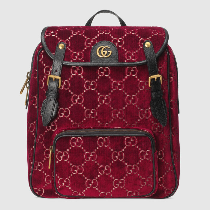 유럽직배송 구찌 GUCCI Gucci Small GG velvet backpack  574942GZ8CT6489