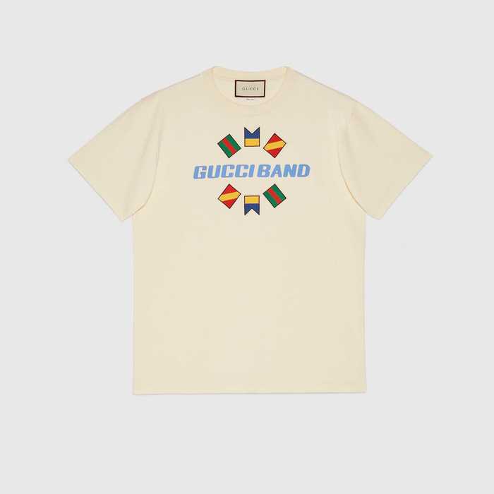 유럽직배송 구찌 GUCCI Band oversize print T-shirt 565806XJB2X9756