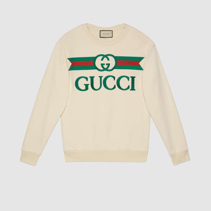 유럽직배송 구찌 GUCCI Oversize sweatshirt with Gucci logo 469250XJCCG9230