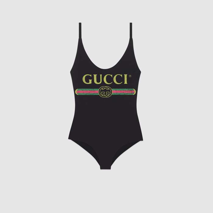 유럽직배송 구찌 GUCCI Sparkling swimsuit with Gucci logo 501899XJANM1082