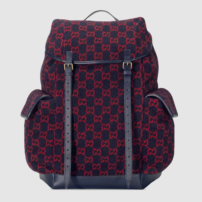유럽직배송 구찌 GUCCI Gucci Large GG wool backpack 598182G38GT8468