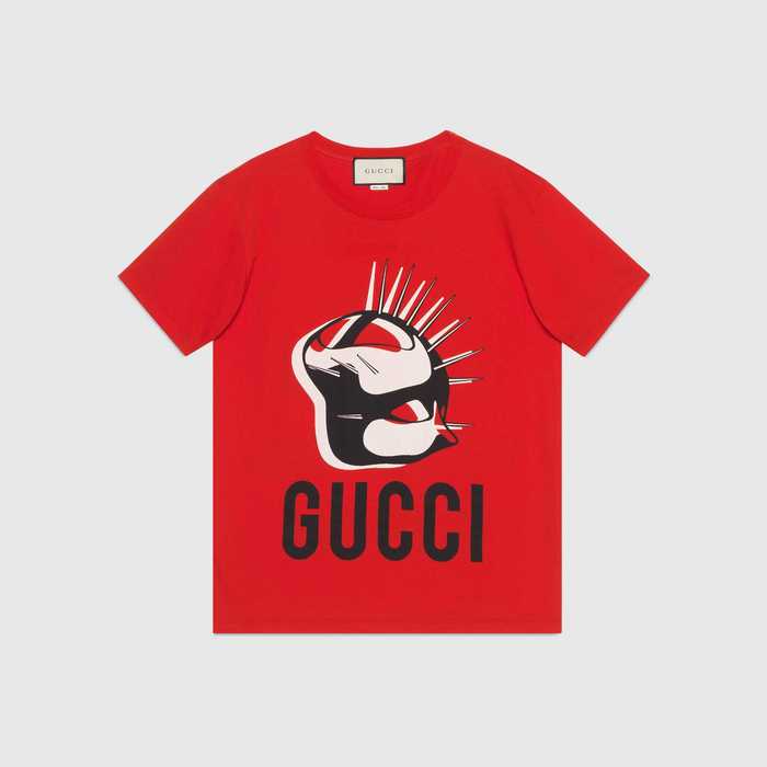 유럽직배송 구찌 GUCCI Online Exclusive Gucci Manifesto oversize T-shirt 492347XJBUM6057
