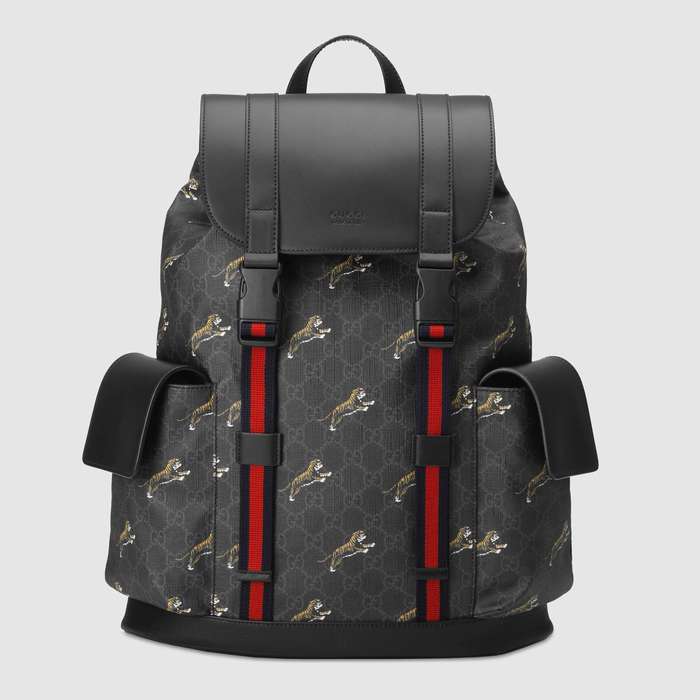 유럽직배송 구찌 GUCCI Bestiary backpack with tigers 495563G02CX8675