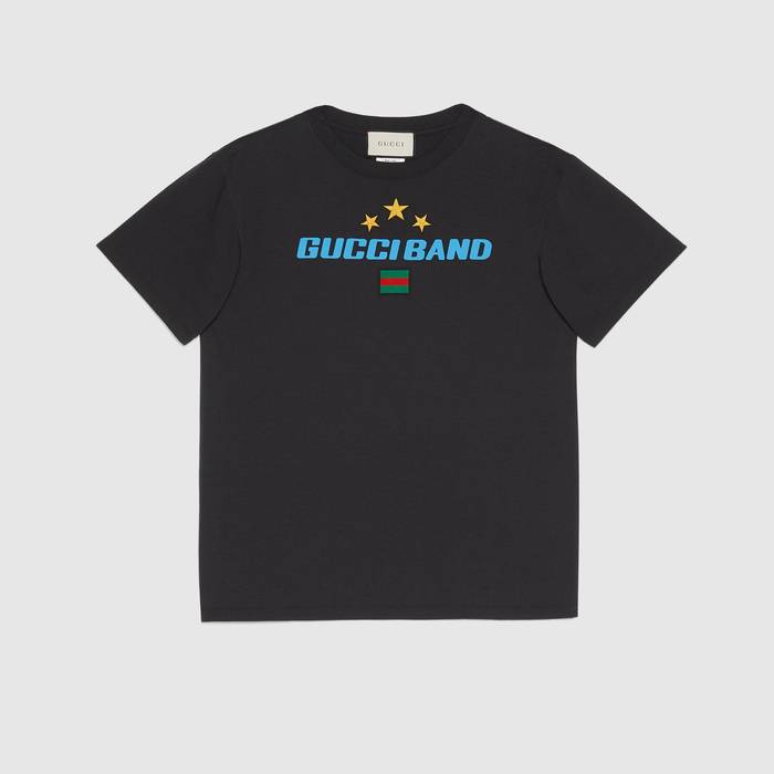 유럽직배송 구찌 GUCCI Band print oversize T-shirt 565806XJB2W1142