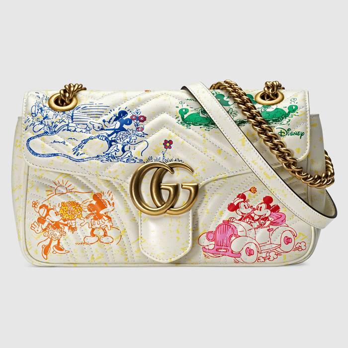 유럽직배송 구찌 GUCCI Online Exclusive Disney x Gucci GG Marmont small shoulder bag 4434971TSAM9191