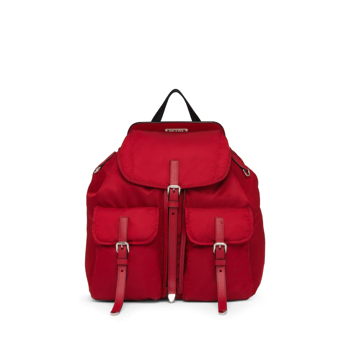 유럽직배송 프라다 백팩 PRADA Nylon and Saffiano leather backpack 1BZ063_V44_F0XDG_V_OOH