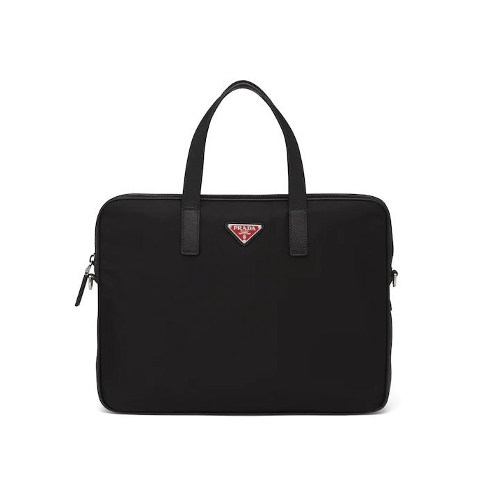 유럽직배송 프라다 브리프케이스 PRADA Nylon and Saffiano leather briefcase 2VE368_064_F0DL1_V_NOM