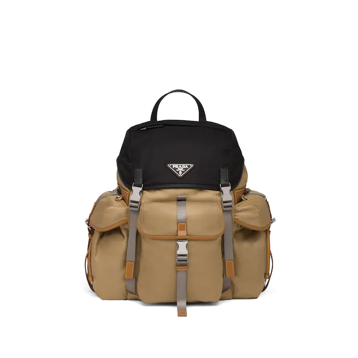 유럽직배송 프라다 백팩 PRADA Technical fabric and Saffiano leather backpack 2VZ074_2DFC_F0ZV0_V_OOO