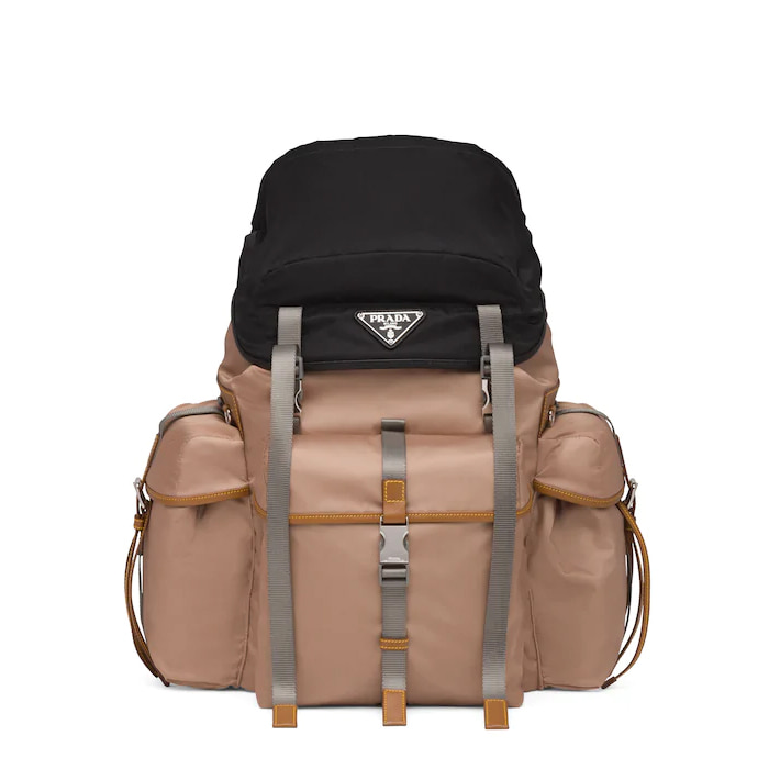 유럽직배송 프라다 백팩 PRADA Nylon and Saffiano leather backpack 2VZ073_2DFC_F0ZV0_V_OOO