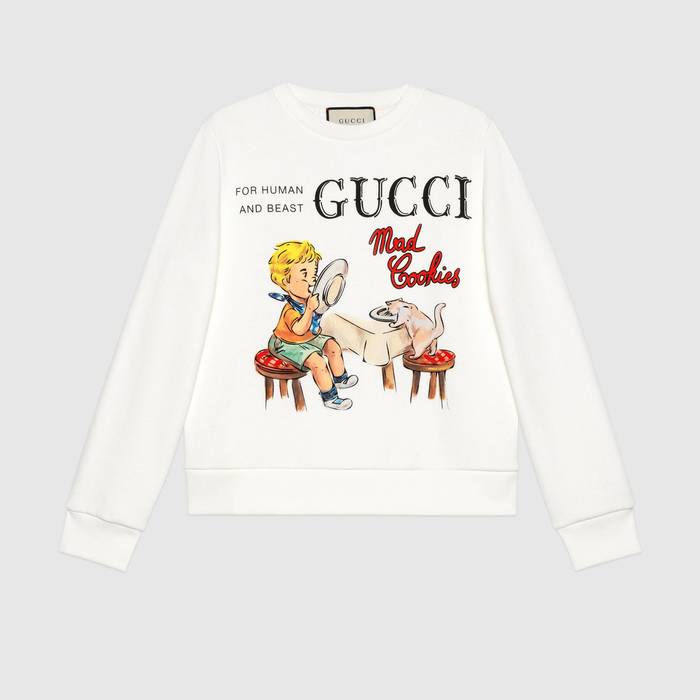 유럽직배송 구찌 GUCCI Gucci - Gucci &#039;Mad Cookies&#039; print sweatshirt 623450XJCX49095