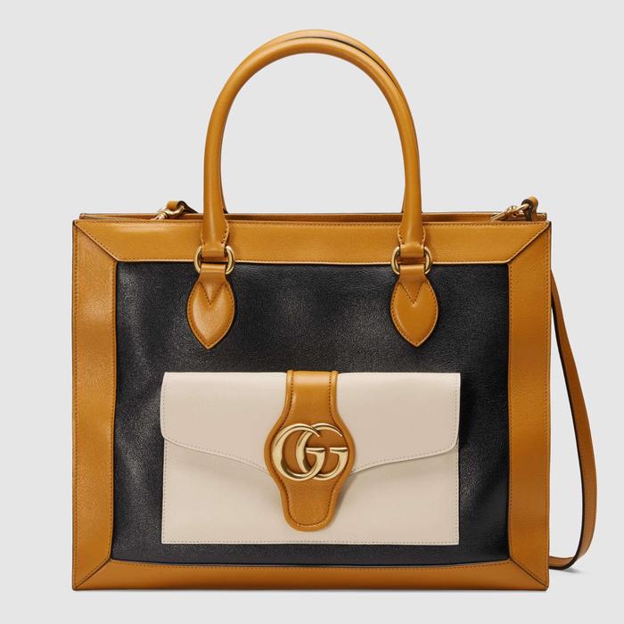 유럽직배송 구찌 GUCCI Gucci Medium tote bag with Double G 6490001U1IT8574