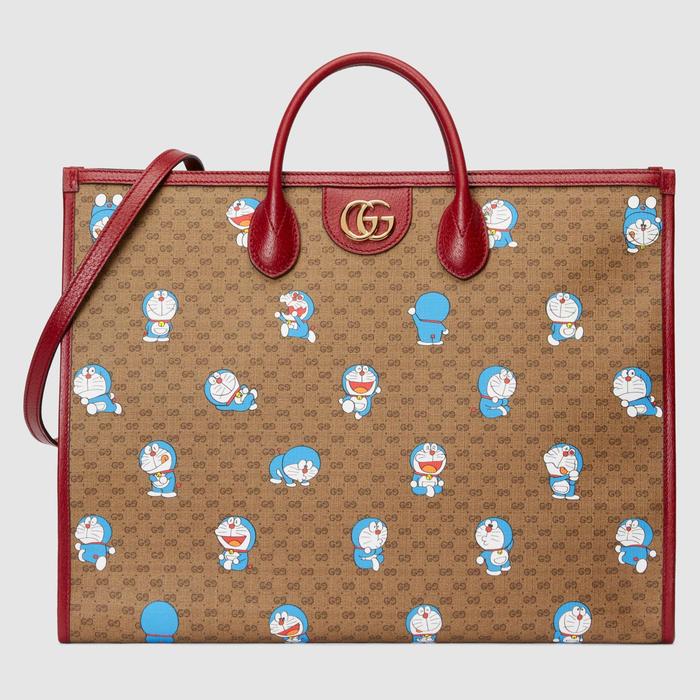 유럽직배송 구찌 GUCCI Gucci - Doraemon x Gucci large tote bag 6539522TJAG8580