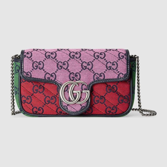 유럽직배송 구찌 GUCCI Gucci GG Marmont Multicolour super mini bag 4764332UZDN5281