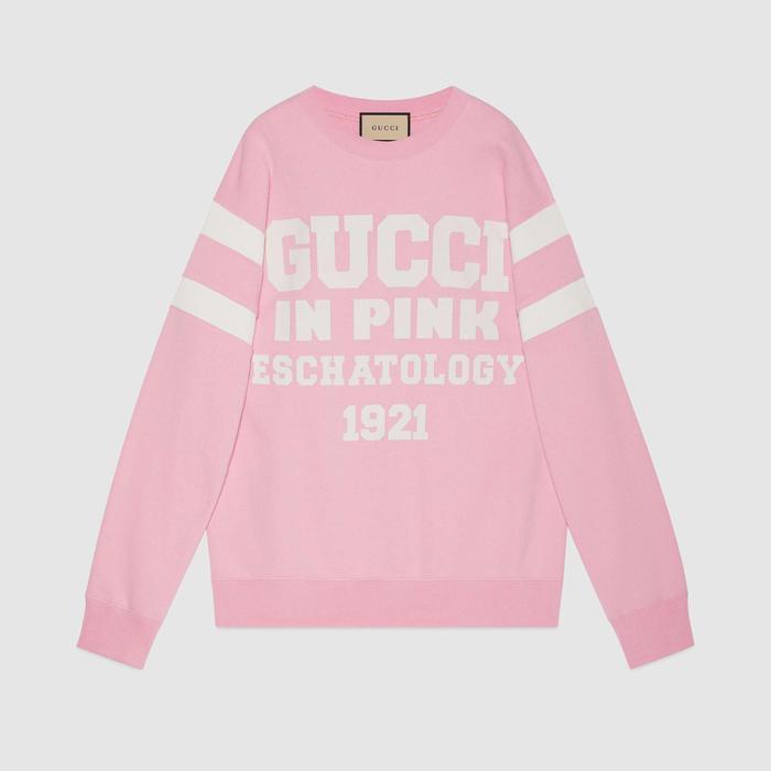 유럽직배송 구찌 GUCCI Gucci - &#039;Gucci in Pink Eschatology 1921&#039; sweatshirt 662081XJDL65904