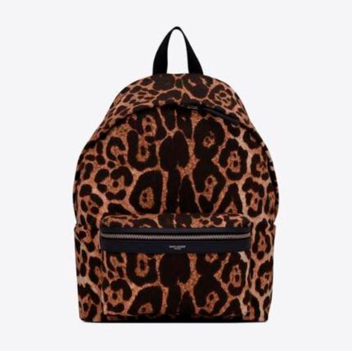 유럽직배송 입생로랑 SAINT LAURENT city backpack in leopard-print canvas 5349672QL5F2094