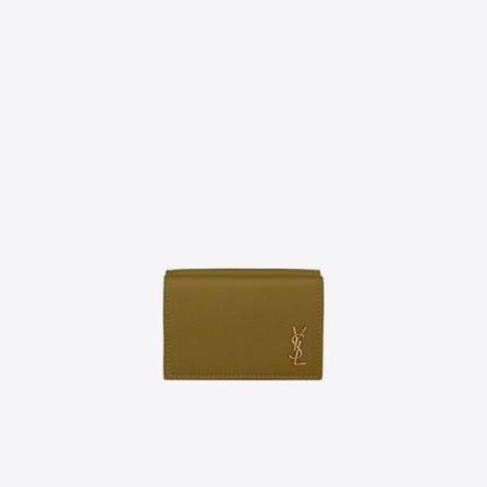 유럽직배송 입생로랑 SAINT LAURENT tiny monogramme origami wallet in grained calfskin 66893515B0W2423