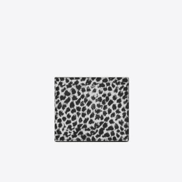 유럽직배송 입생로랑 반지갑 SAINT LAURENT east/west wallet in leopard-print leather 3963071UW1E9065