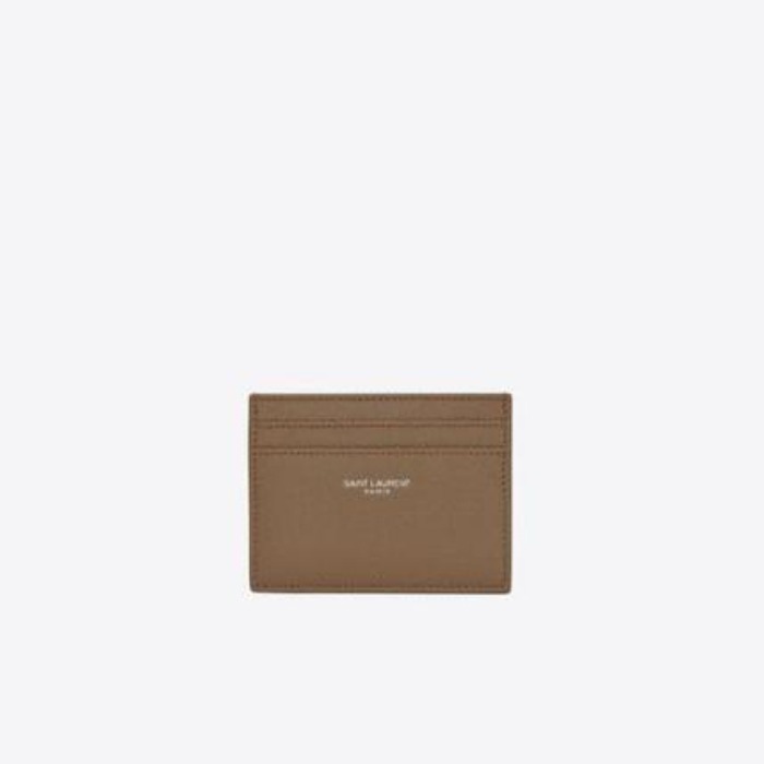 유럽직배송 입생로랑 SAINT LAURENT credit card case in grain de poudre-embossed leather 375946BTY0N2154