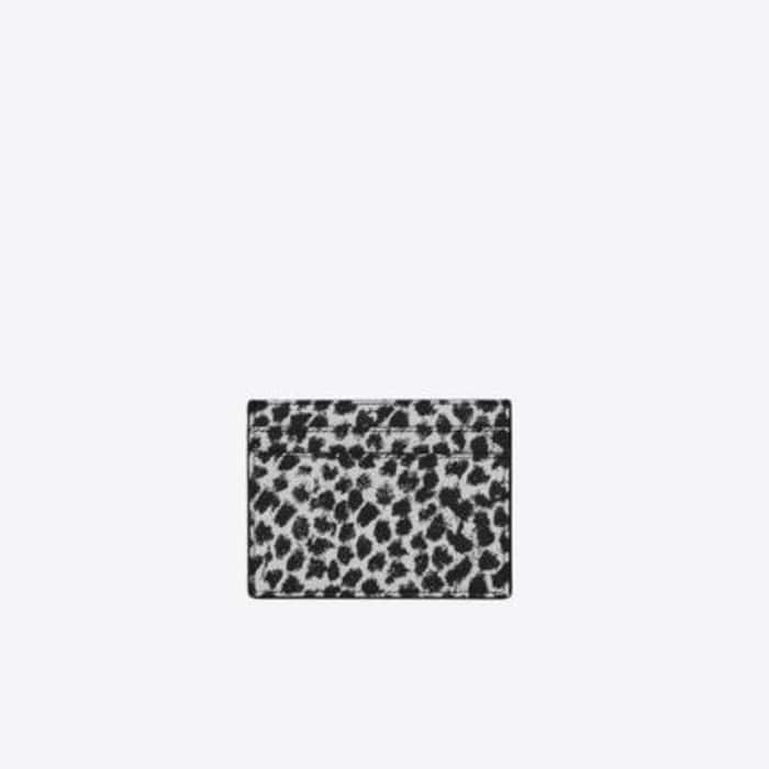 유럽직배송 입생로랑 카드케이스 SAINT LAURENT saint laurent paris credit card case in leopard-print leather 3759461UW0E9065