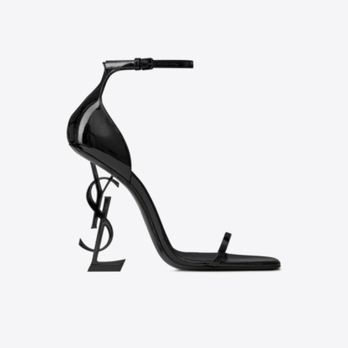 유럽직배송 입생로랑 SAINT LAURENT opyum sandals in patent leather with black heel 5576620NPVV1000