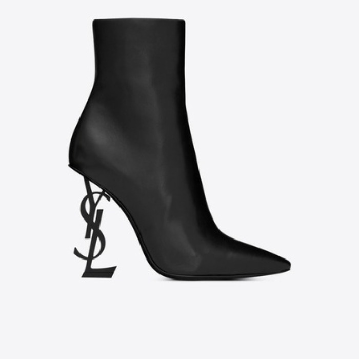 유럽직배송 입생로랑 SAINT LAURENT opyum ankle boots in leather with black heel 5637530RRUU1000