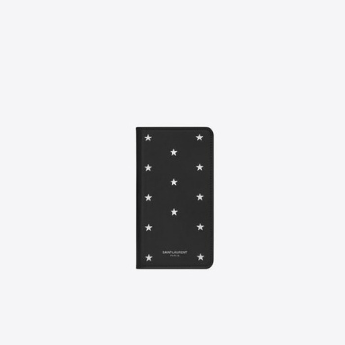 유럽직배송 입생로랑 SAINT LAURENT iPhone X case in smooth leather embossed with little stars  5594050O7GN1054