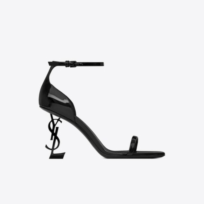 유럽직배송 입생로랑 SAINT LAURENT OPYUM Sandals in patent leather with a black heel 5576790NPVV1000