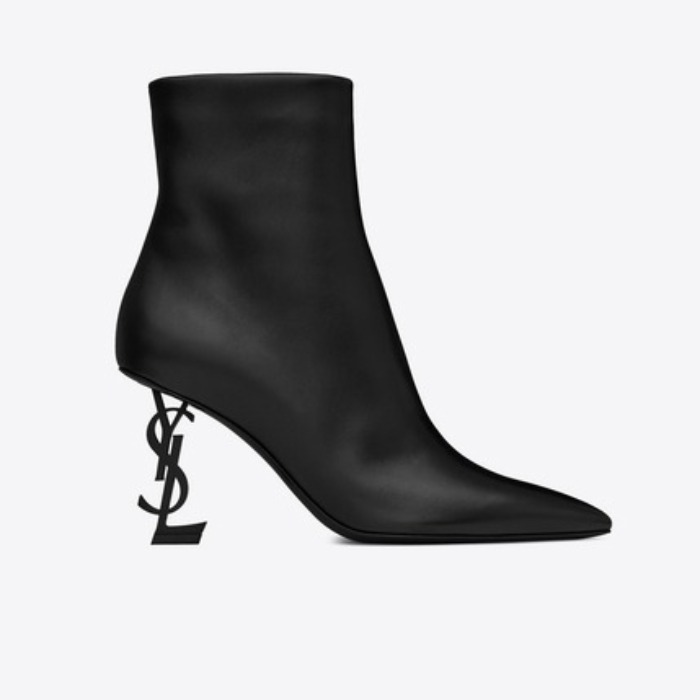 유럽직배송 입생로랑 SAINT LAURENT opyum ankle boots in leather with black heel 5637540RRUU1000