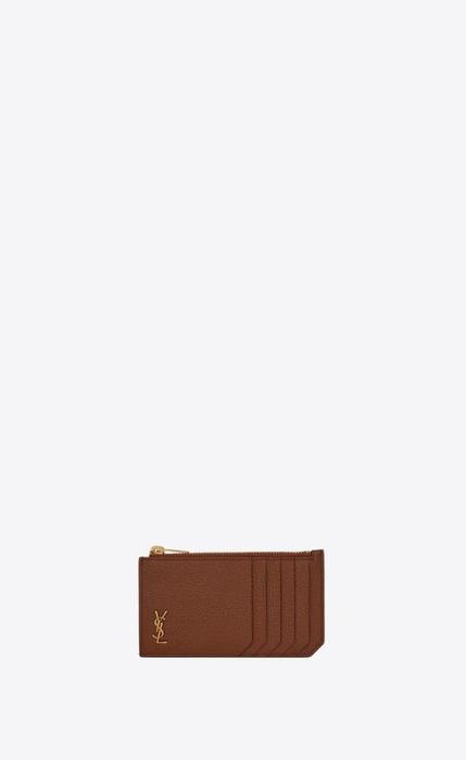 유럽직배송 입생로랑 카드케이스 SAINT LAURENT tiny monogram zipped fragments credit card case in grained leather 629899DTI0W2126
