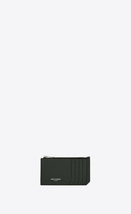 유럽직배송 입생로랑 카드케이스 SAINT LAURENT fragments zipped credit card case in grain de poudre embossed leather 609362BTY0N3045
