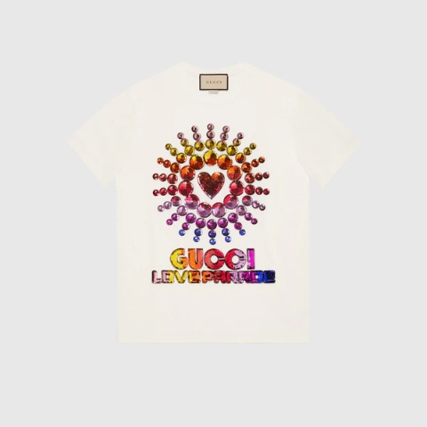 유럽직배송 구찌 티셔츠 GUCCI Love Parade T-shirt 615044XJEN49088