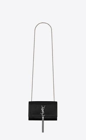 유럽직배송 입생로랑 케이트 숄더백 SAINT LAURENT kate tassel small chain bag in chevron patent leather 474366AAAWI1000