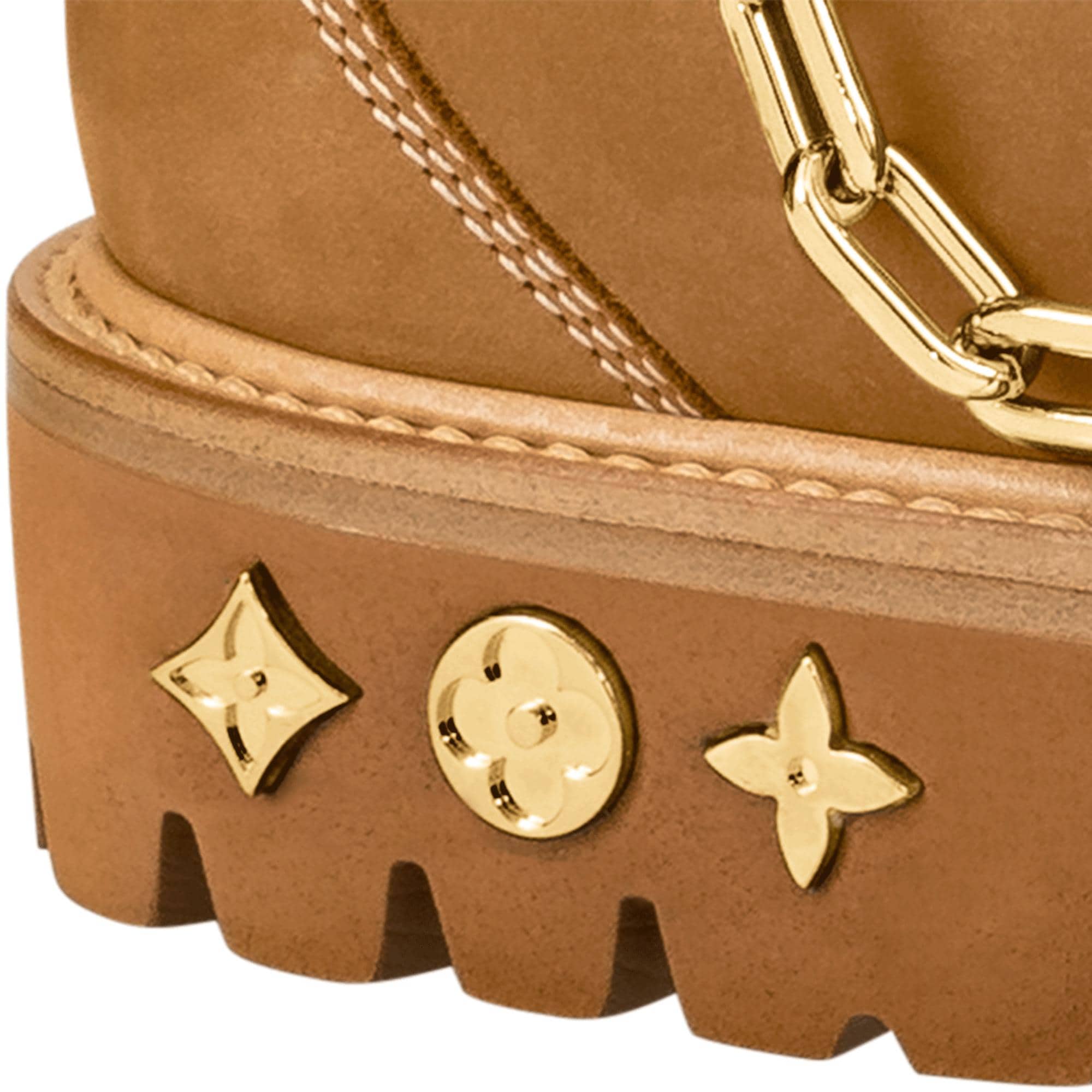 LOUIS VUITTON Lv Creeper Ankle Boot - Beige