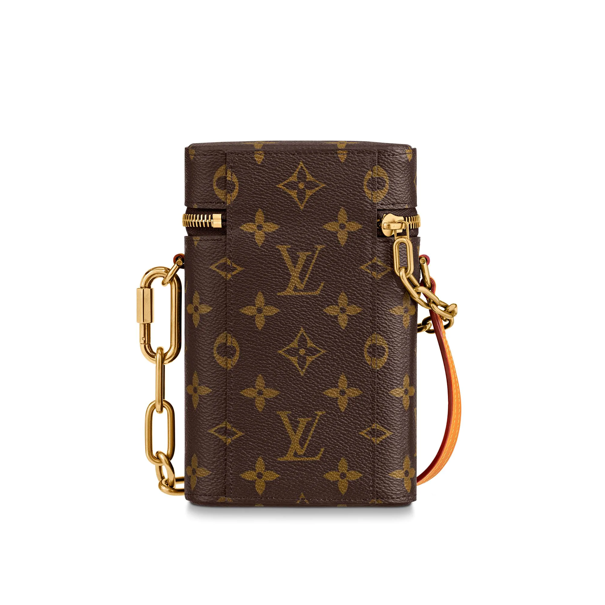 LOUIS VUITTON Louis Vuitton Monogram Phone Box Shoulder Bag M44914 Brown  Women's