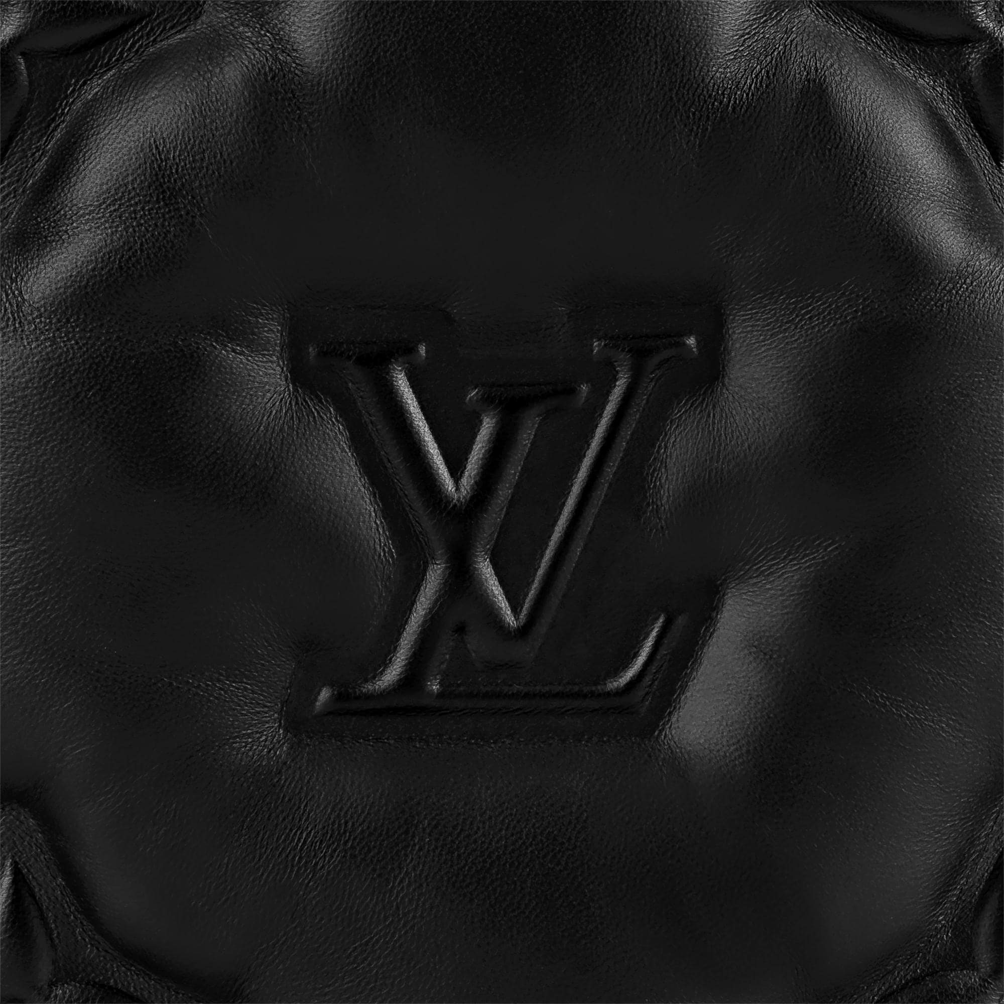 Louis Vuitton Monogram Puffer Asymmetrical Sling Bag - Black Other
