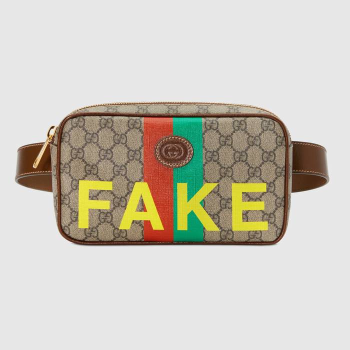 유럽직배송 구찌 GUCCI Gucci &#039;Fake/Not&#039; print belt bag 6026952GCAG8280