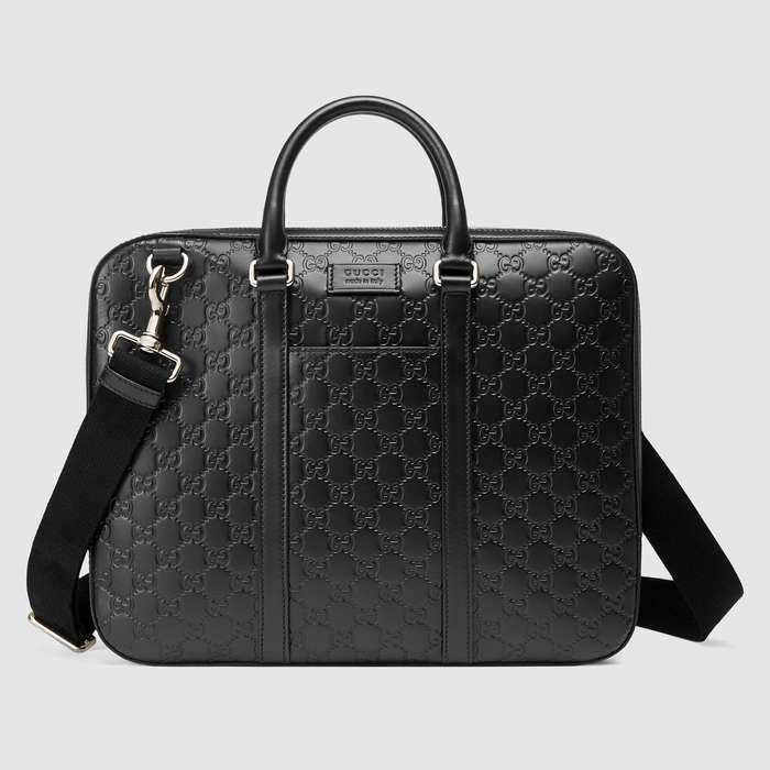 유럽직배송 구찌 GUCCI Gucci - Gucci Signature leather briefcase 451169CWCBN1000