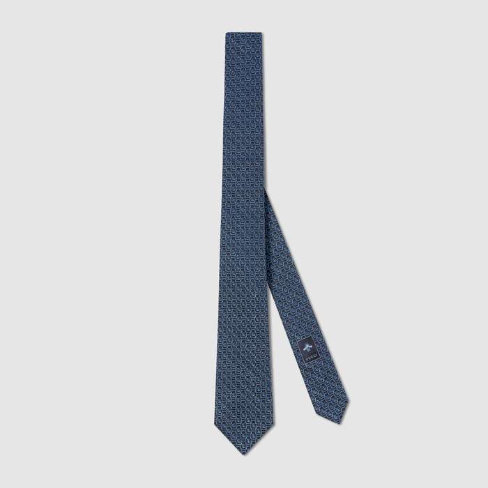 유럽직배송 구찌 GUCCI Gucci Silk tie with framed Double G 6439694E0024369