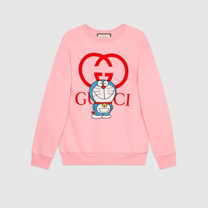 유럽직배송 구찌 GUCCI Gucci - Doraemon x Gucci cotton sweatshirt 617964XJDIC5904