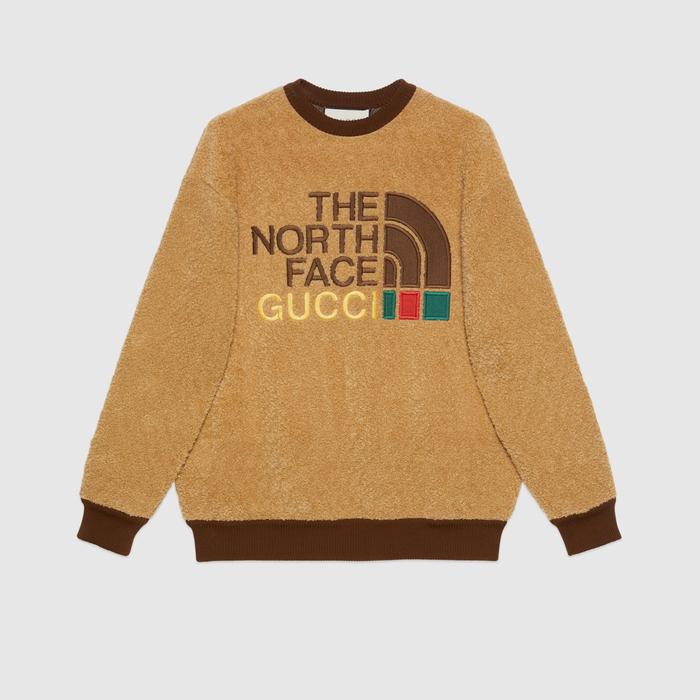유럽직배송 구찌 GUCCI Gucci - The North Face x Gucci faux fur sweatshirt 644662XJC302184
