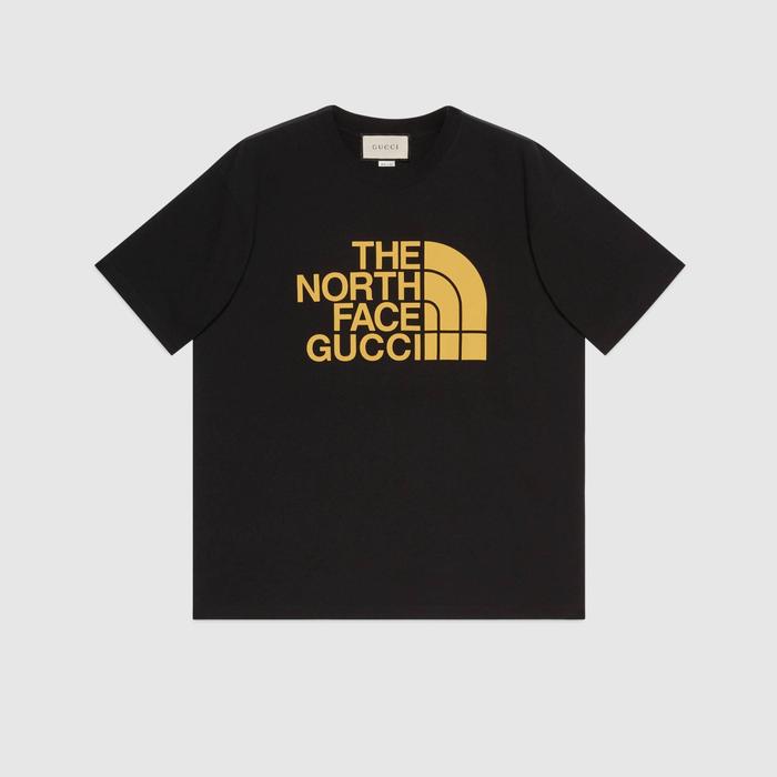 유럽직배송 구찌 GUCCI Gucci - The North Face x Gucci oversize T-shirt 616036XJDCL1131