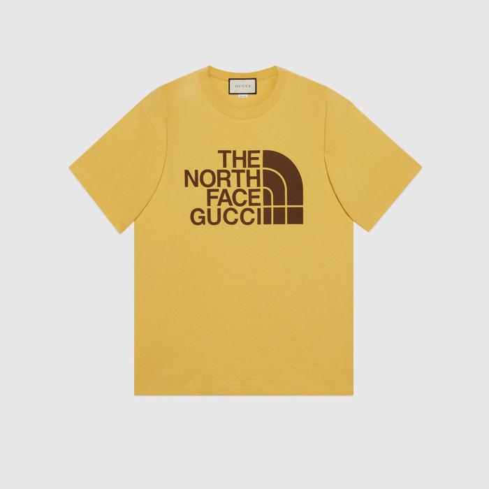 유럽직배송 구찌 GUCCI Gucci - The North Face x Gucci oversize T-shirt 616036XJDCL7201