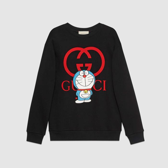 유럽직배송 구찌 GUCCI Gucci - Doraemon x Gucci cotton sweatshirt 617964XJDIC1152