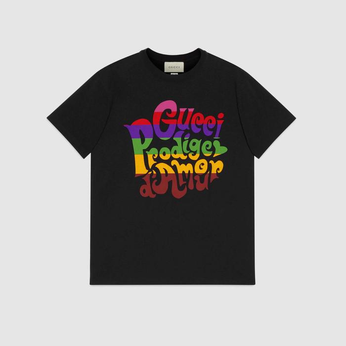 유럽직배송 구찌 GUCCI Gucci - &#039;Gucci Prodige d&#039;Amour&#039; print T-shirt 548334XJDAM1082
