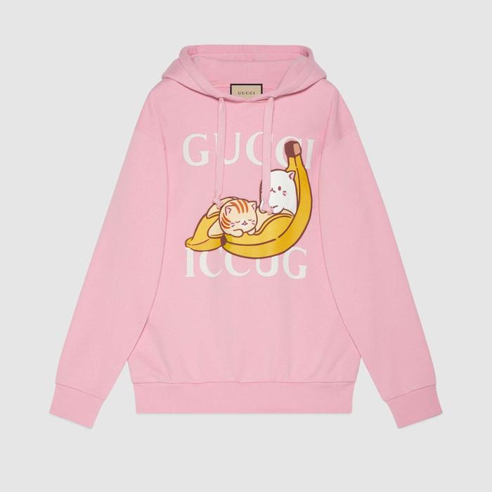 유럽직배송 구찌 스웻셔츠 GUCCI Bananya x Gucci hooded sweatshirt 615061XJDL55904